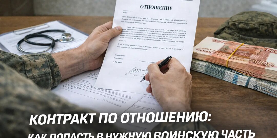 Контракт по отношению: как попасть в нужную воинскую часть на СВО и получить лучшие условия