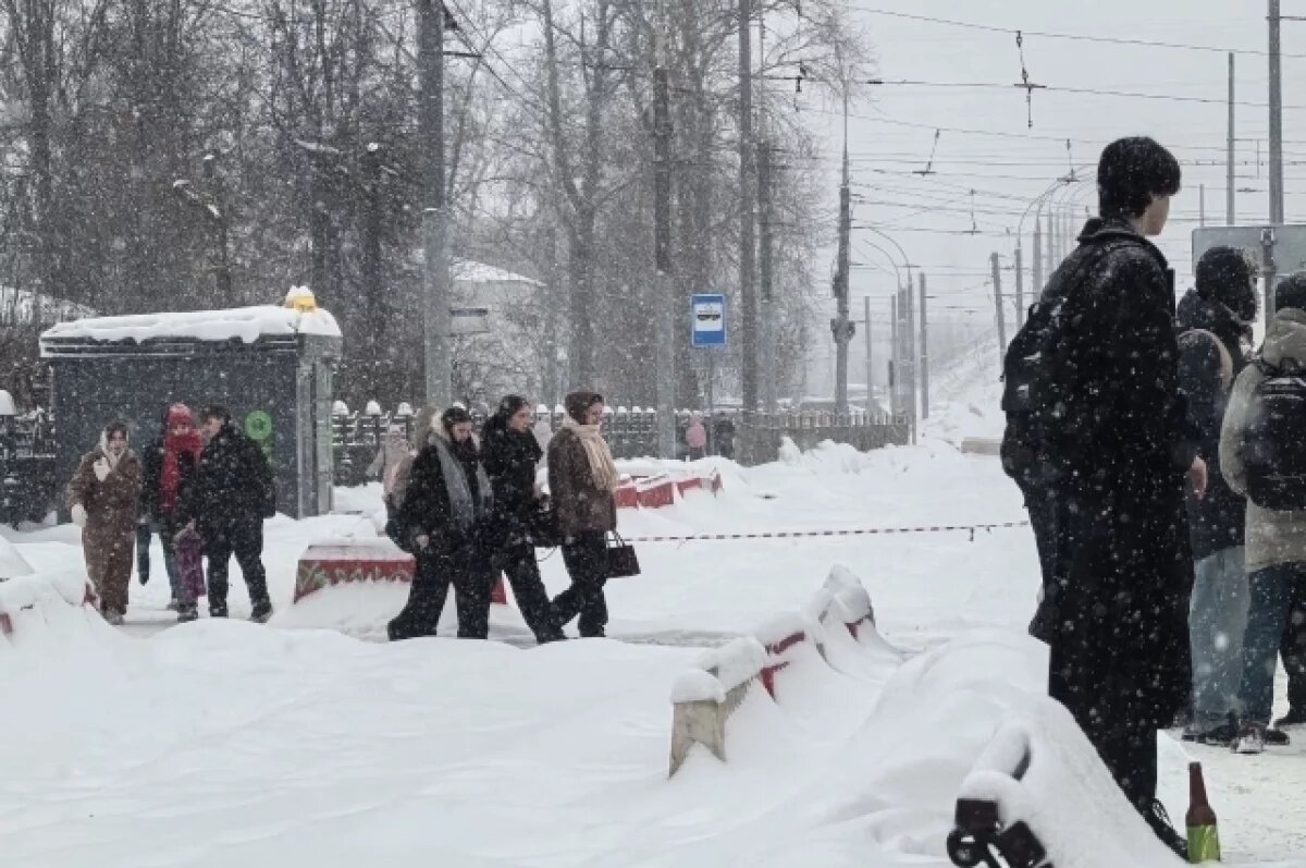    Ярославцев предупредили о задержках транспорта из-за снегопадов