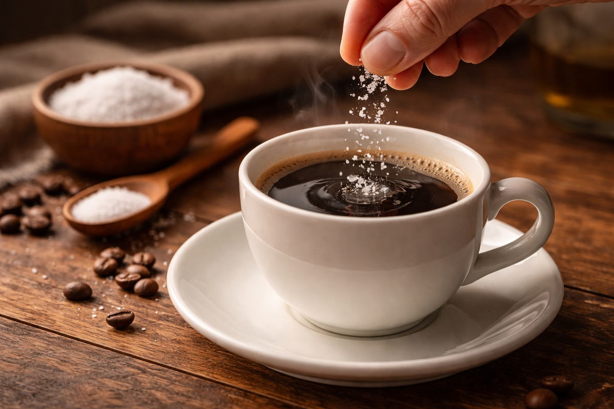 Кофе с солью