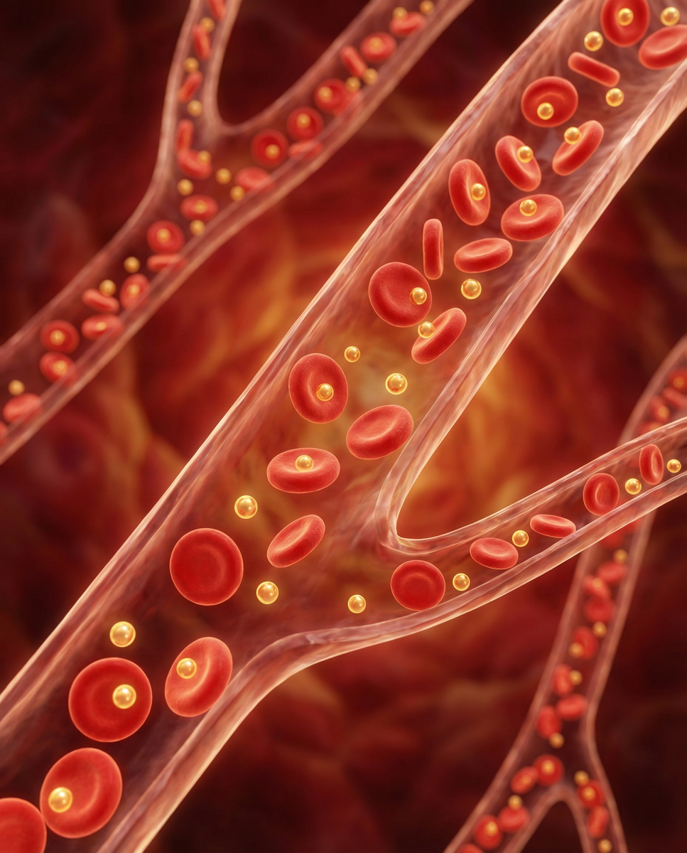 улучшение текучести крови и усиление доставки кислорода к клеткам