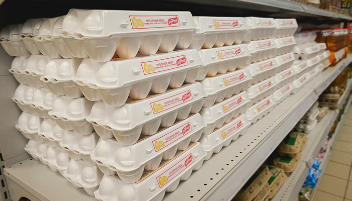 Цены на яйца в некоторых магазинах уже доходят до 220 рублей за десяток. Фото: Николай Русанов, 1MI