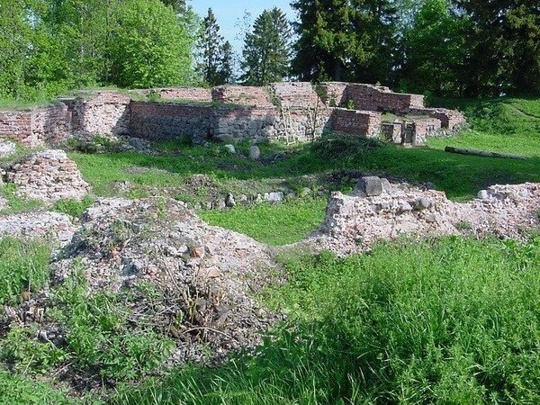 Руины замка Оденпе, наши дни