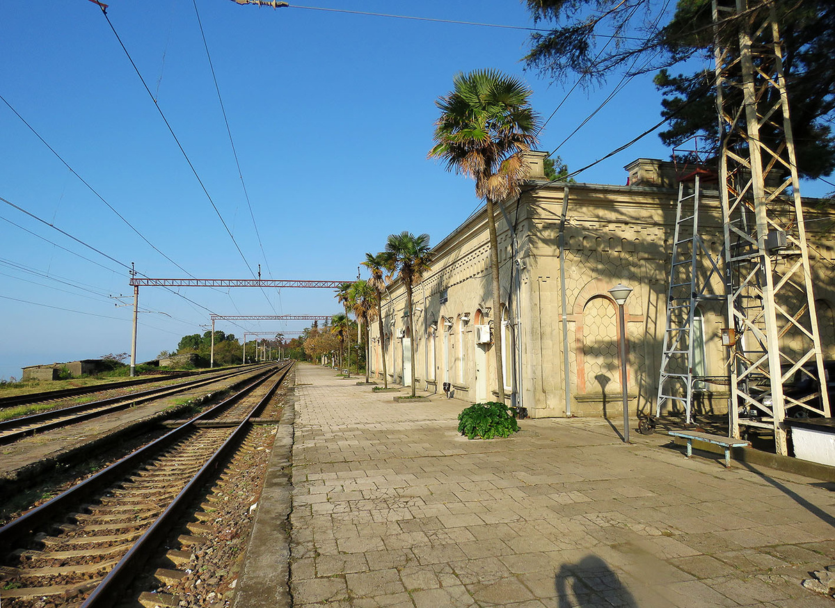 маленькая станция в Аджарии
