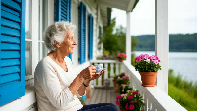 Я 15 лет копила. Сын узнал и потребовал отдать ему на бизнес. Его бизнес прогорел, а я купила домик у озера