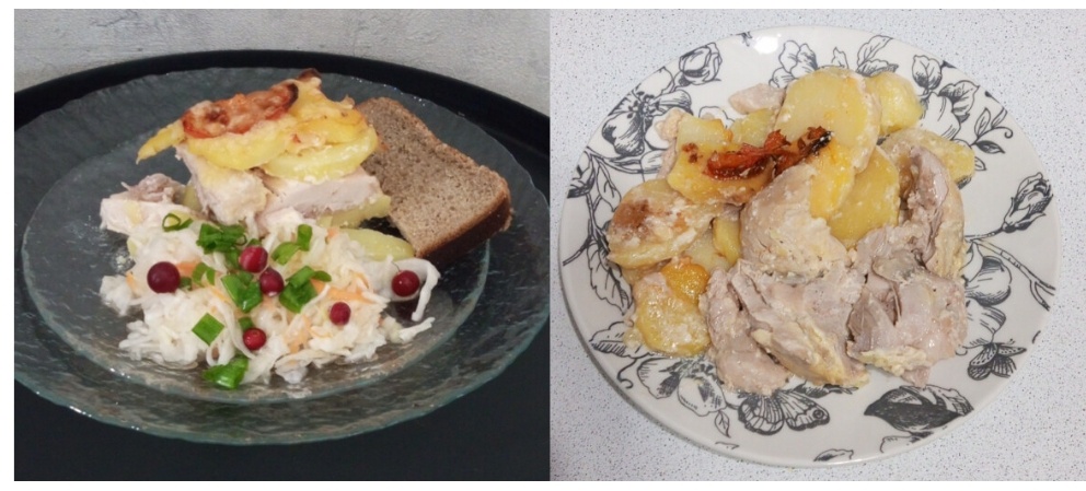 Сегодня овощи не добавляла, не захотела, хлеб ещё был.