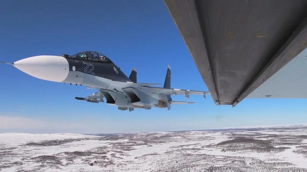 Российская авиация в небе Заполярья