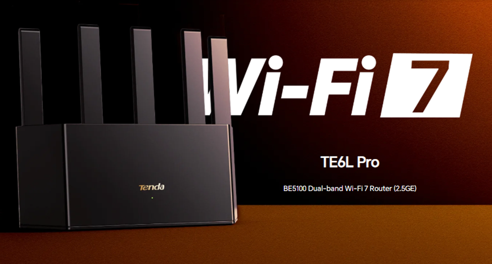 Роутер Tenda TE6L Pro, использующий новейшую технологию Wi-Fi 7, разработан для пользователей, которым нужна максимальная производительность, и обеспечивает суммарную скорость до 5011 Мбит/с.