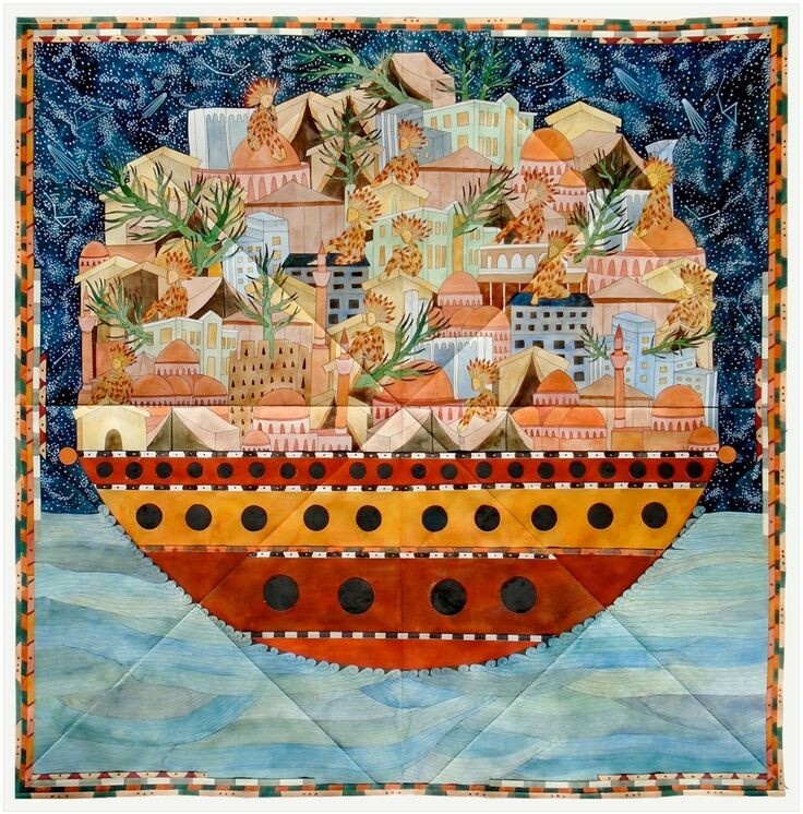 Ярко, красиво, эмоционально всозданы гобилены художницы