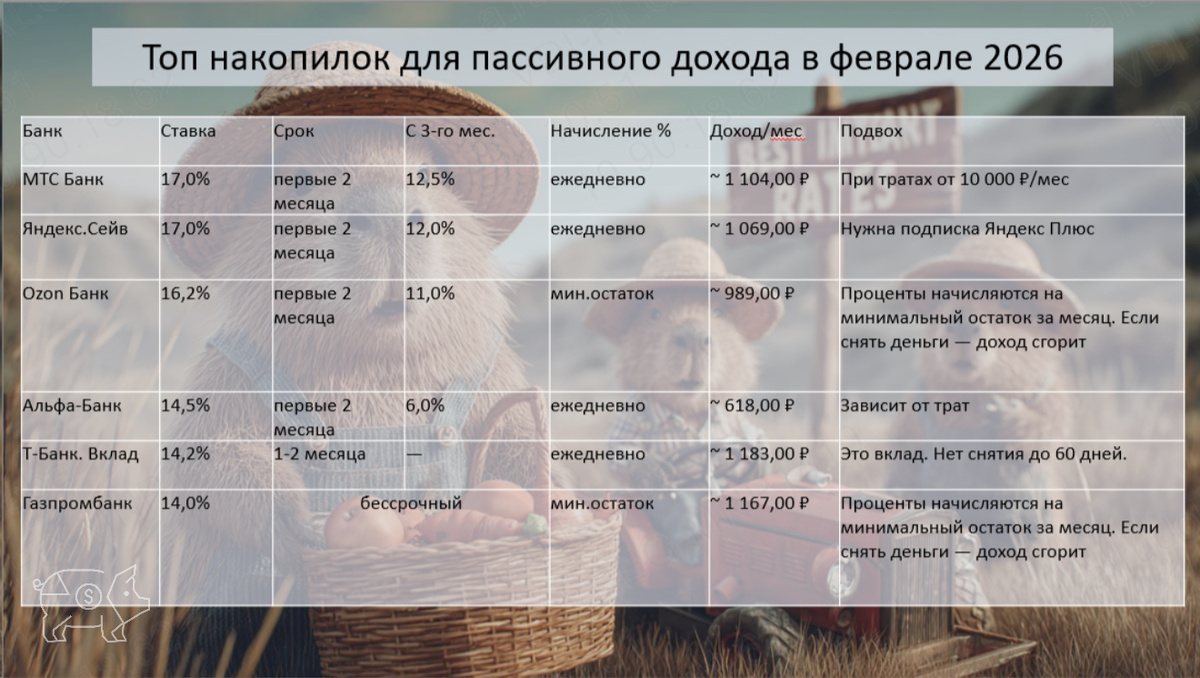 *Доход примерный, без учёта налогов