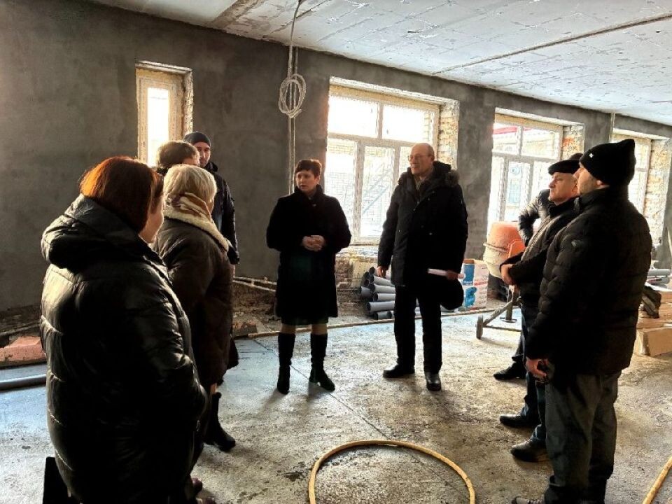    Капремонт соцобъектов в Горно-Алтайске. Источник: t.me/OlgaSafronovaofficial