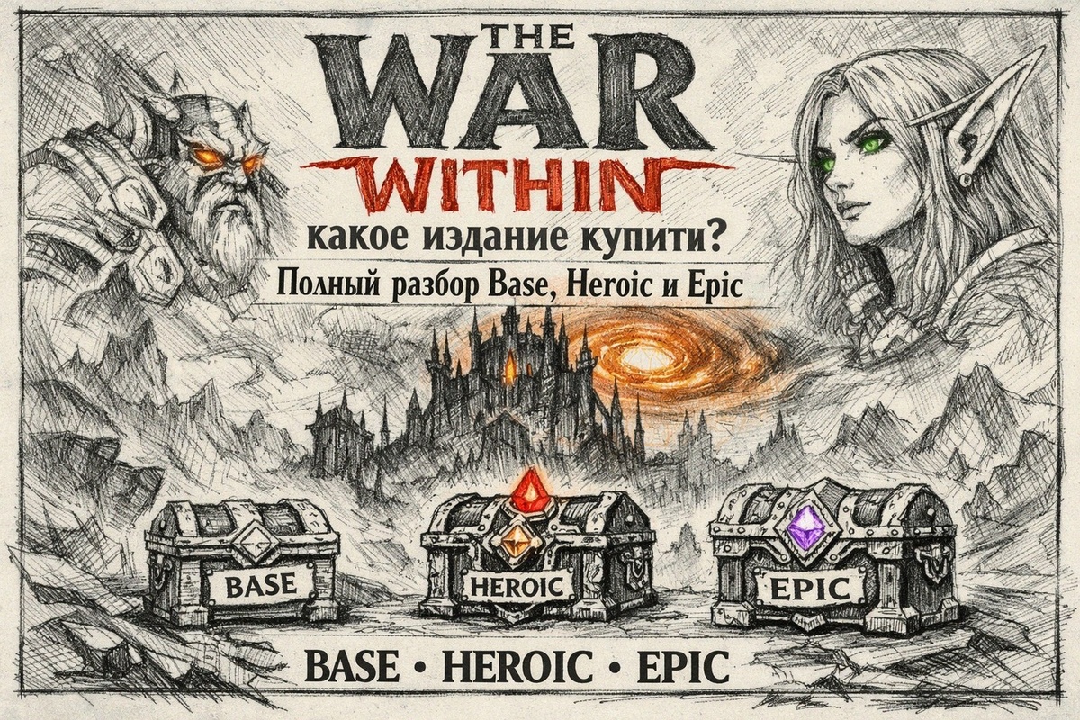 Обложка The War Within: какое издание купить? Полный разбор Base, Heroic и Epic