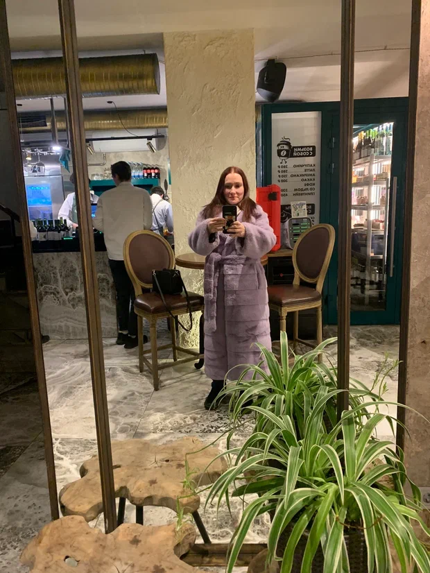 Это я в одной из московских кафе