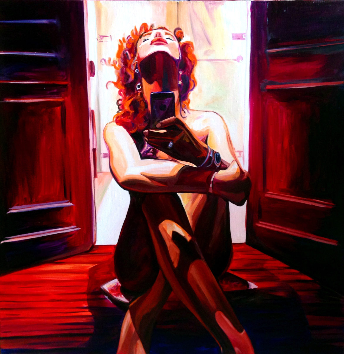 Страстные и яркие женские образы на картинах Саши