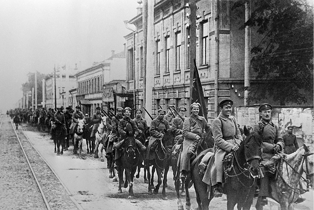    Вступление конных частей Красной Армии в Казань. 1918 год. / РИА Новости