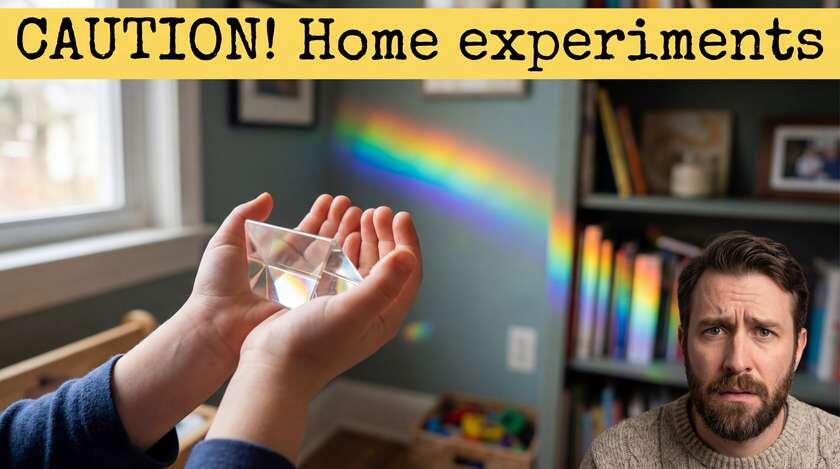Домашний эксперимент с радугой