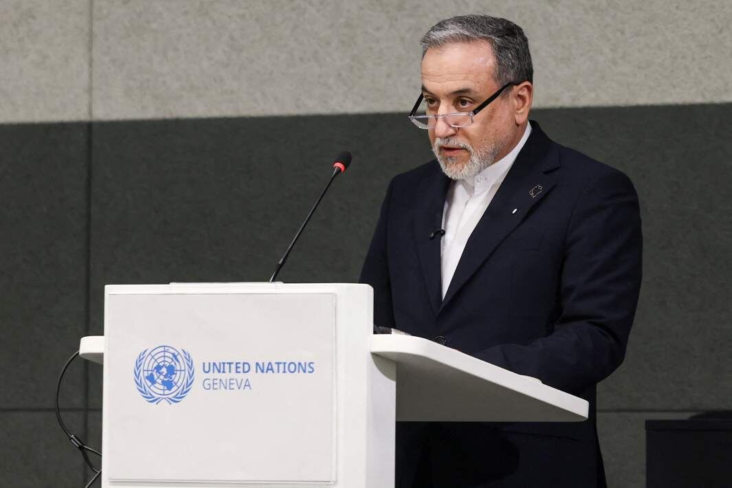 Министр иностранных дел Ирана Аббас Аракчи выступает на специальной сессии Конференции по разоружению в ООН в Женеве
Фото: REUTERS/Pierre Albouy