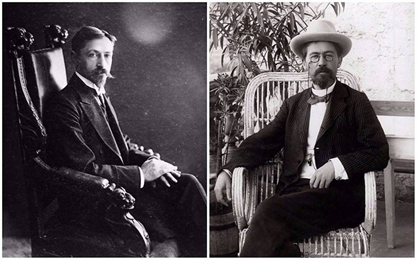 Иван Алексеевич Бунин и Антон Павлович Чехов