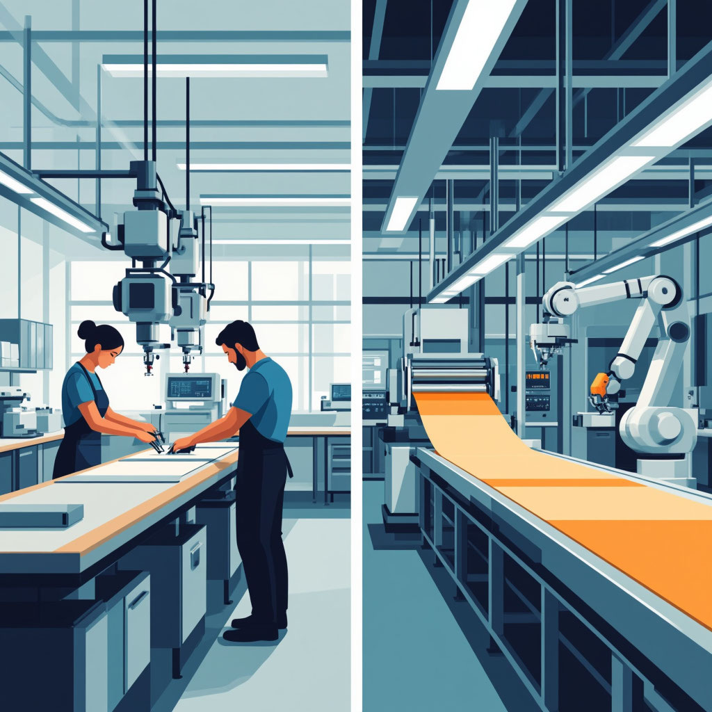 Ручной труд в таких условиях становится вспомогательным. Основной объем работы выполняет оборудование. Производительность растет. Сроки сокращаются.