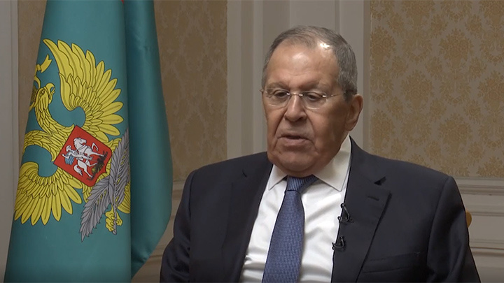   Россия не хочет войн, сказал Сергей Лавров в интервью телеканалу "Аль-Арабия". Скриншот видео: МИД России