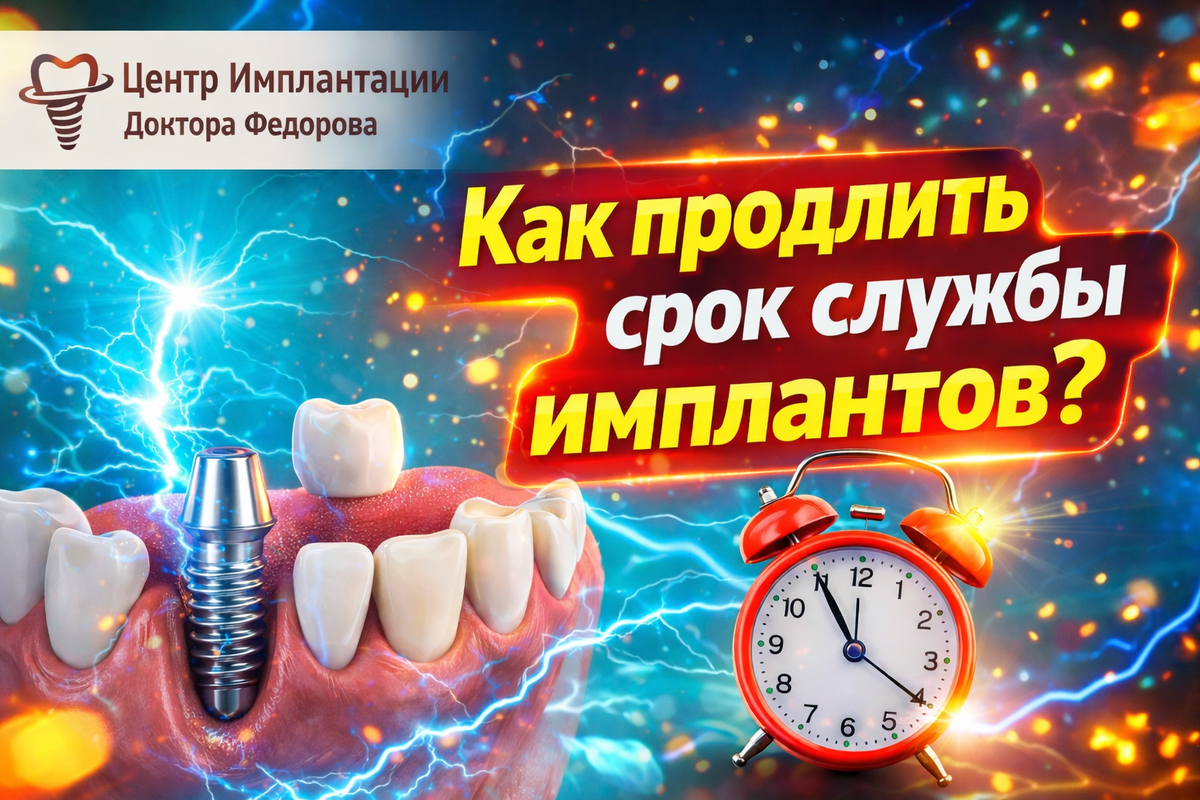 Прочитайте статью за 5 минут и узнайте, как продлить срок службы зубных имплантов.