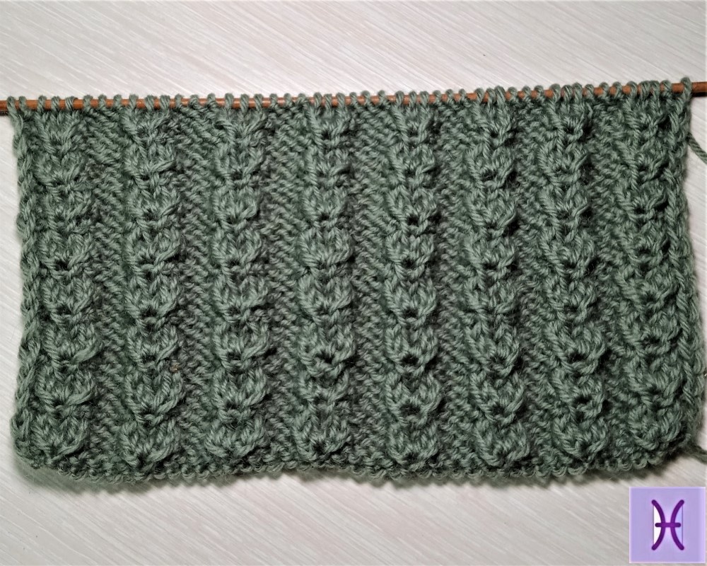 лицевая сторона узора