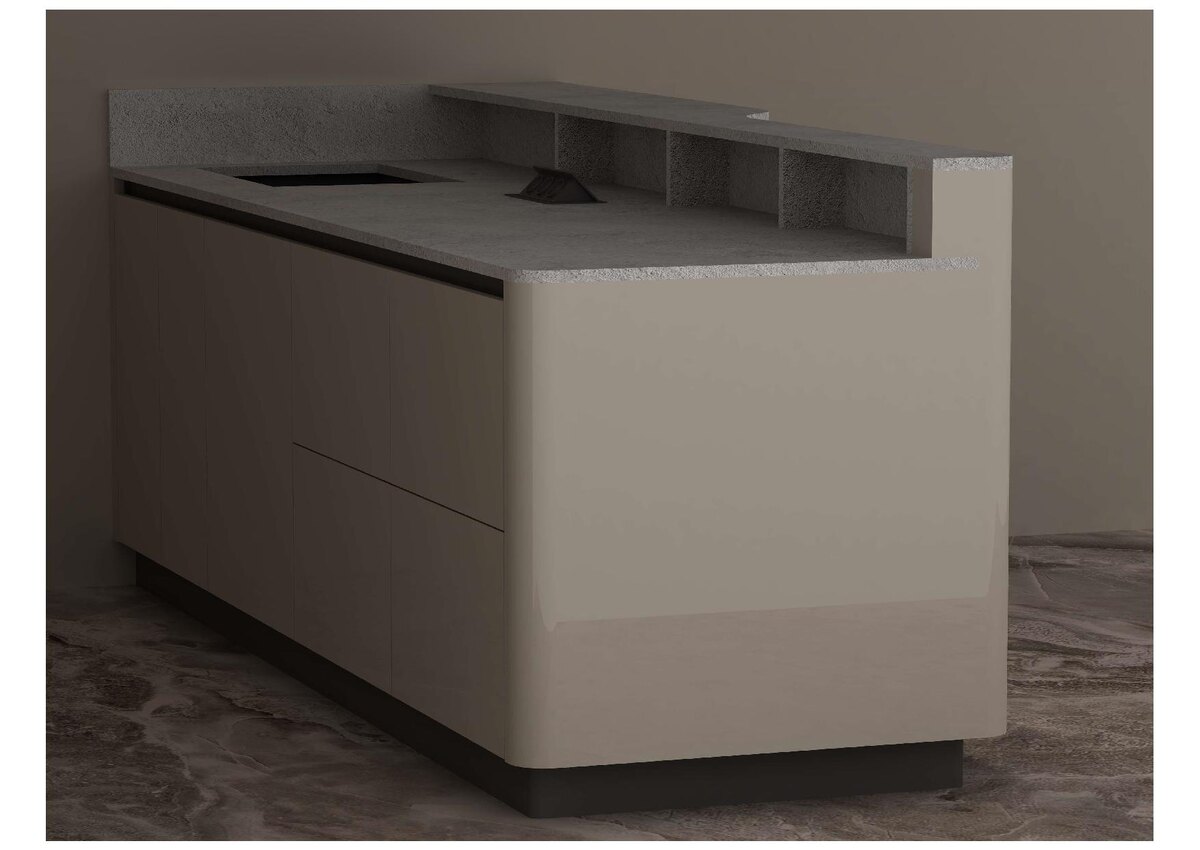 Рендер кухонного острова