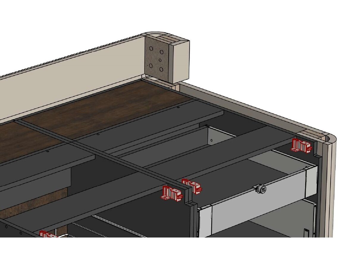 Конструктивные решения в скрытых зонах