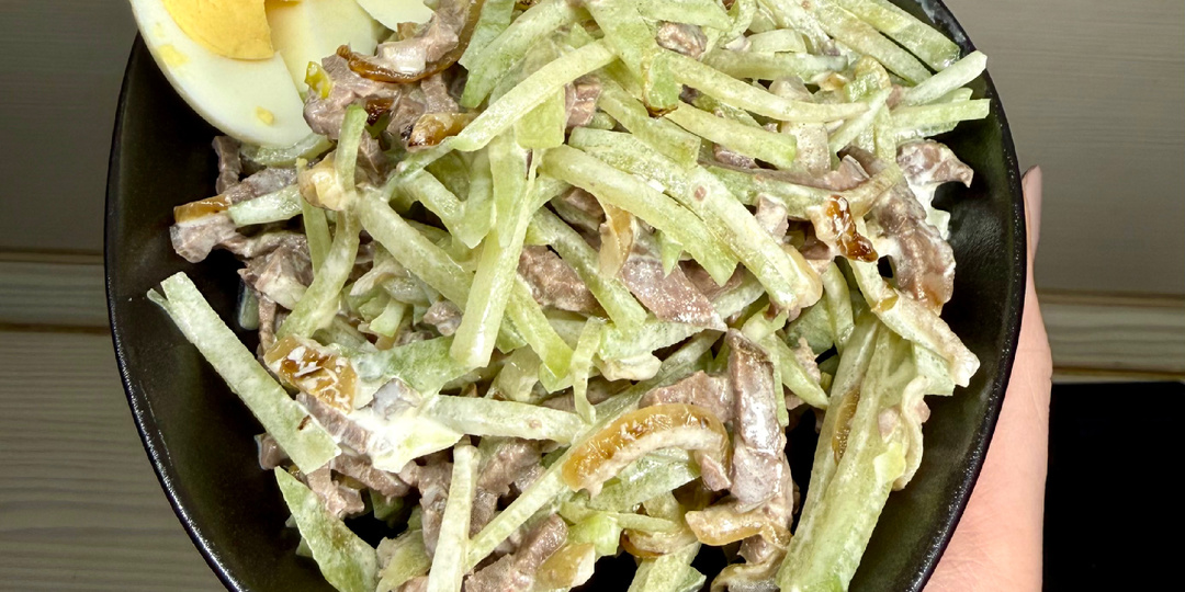 Что ели в ресторанах в СССР? Рецепт салата Ташкент из редьки и говядины 🥗