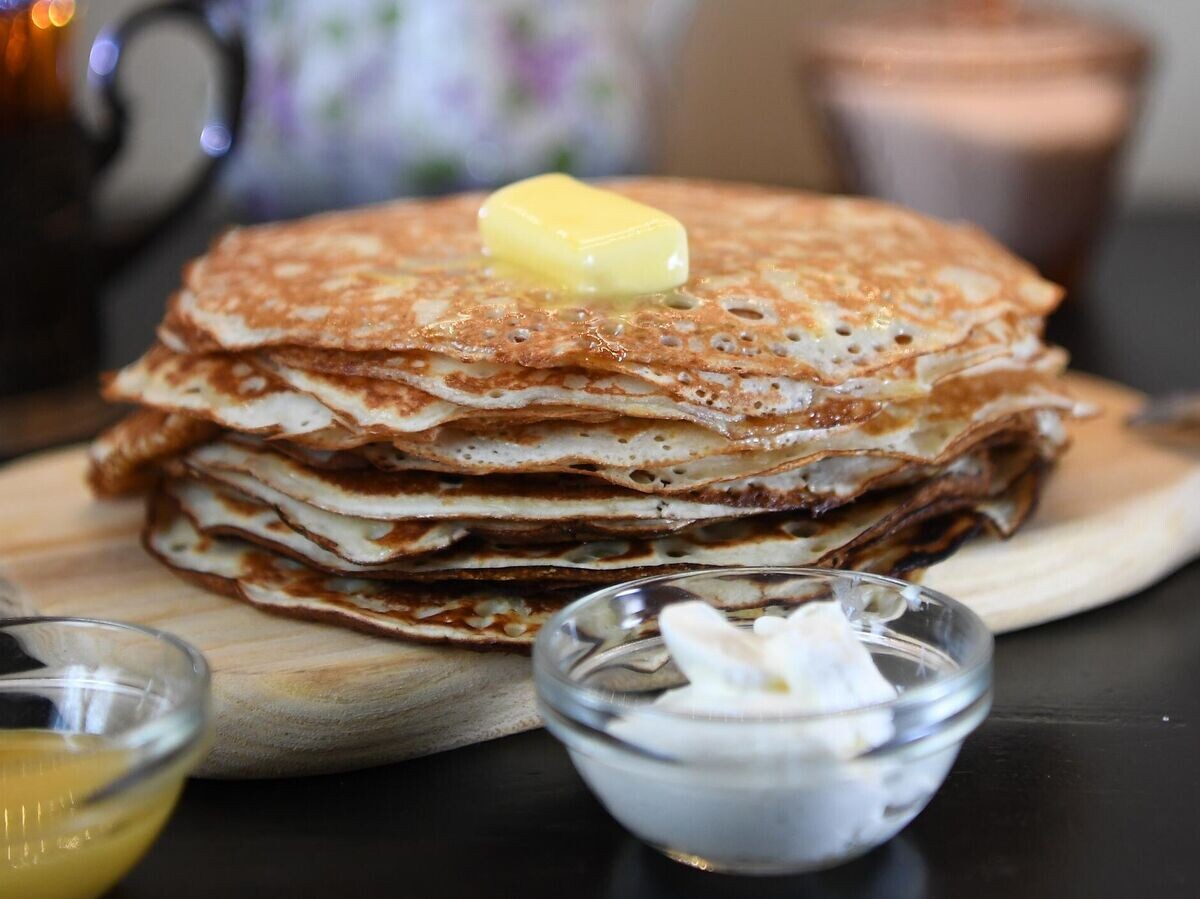    Блины, испеченные к Масленице | © РИА Новости / Екатерина Чеснокова