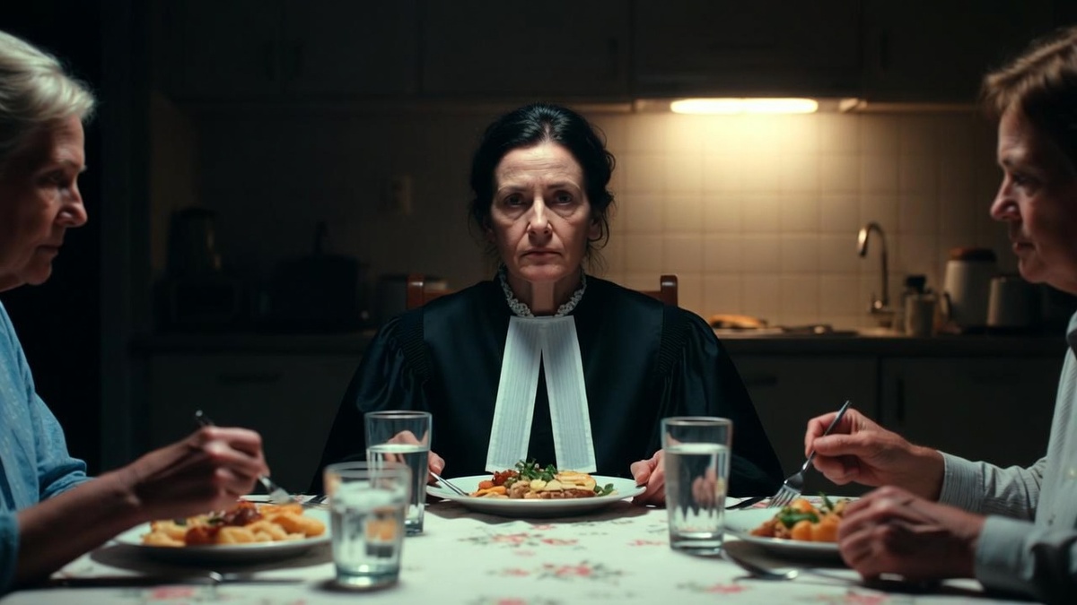 Когда за обеденным столом продолжается заседание. 