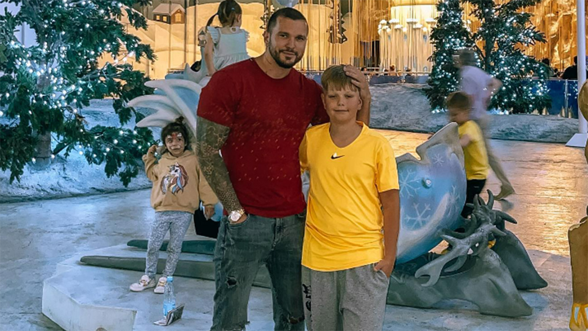    Антон Гусев с сыном Даниэлем. Фото: соцсети Антона Гусева