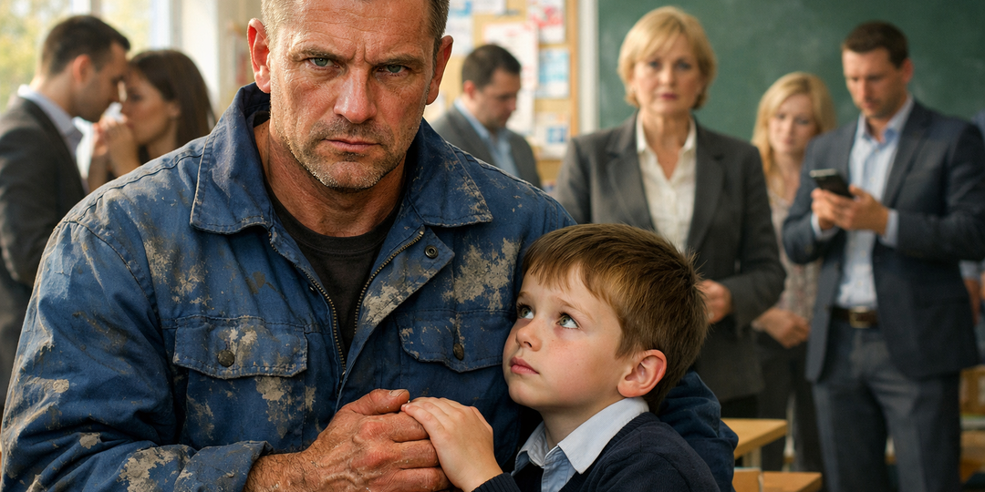 — Твой папа нищеброд. Учительница смеялась над моим сыном