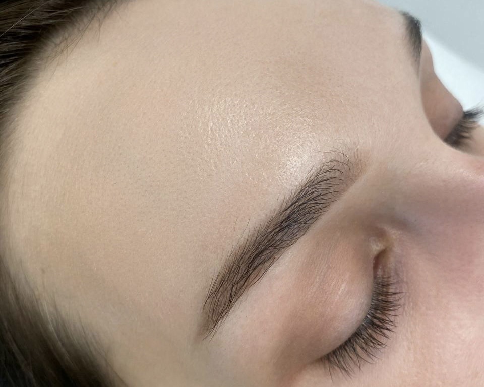 Заживший ПМ бровей, после обновления 