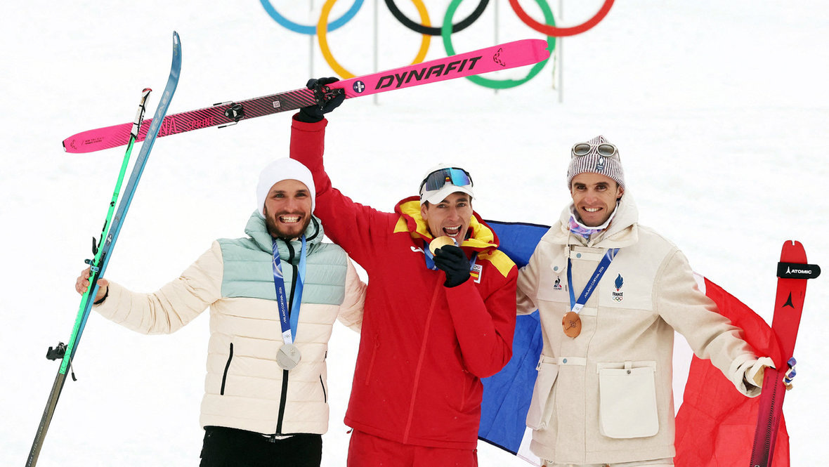    Никита Филиппов, Ориоль Кардона Колл, Тибо Ансельме. Reuters