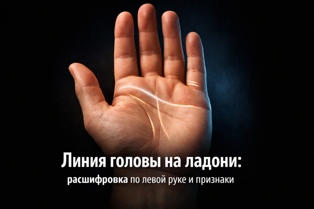    Изучение линии головы на ладони и ее значение admin