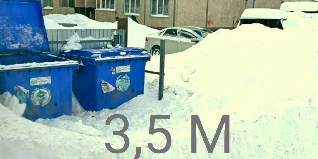 В Чувашии власти усиливают вывоз мусора из‑за нового снегопада