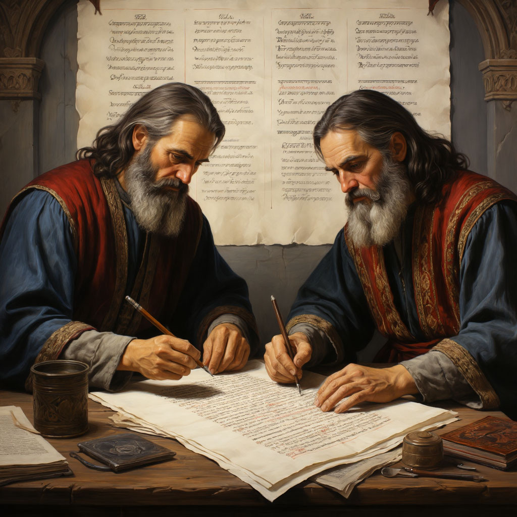 Кирилл (до схимы — Константин, прозвище «Философ») и Мефодий — святые православной и католической церквей, братья-миссионеры и монахи, создатели старославянской азбуки и церковно-славянского языка, проповедники христианства. В славянском православии почитаются как святые равноапостольные «учители словенские»