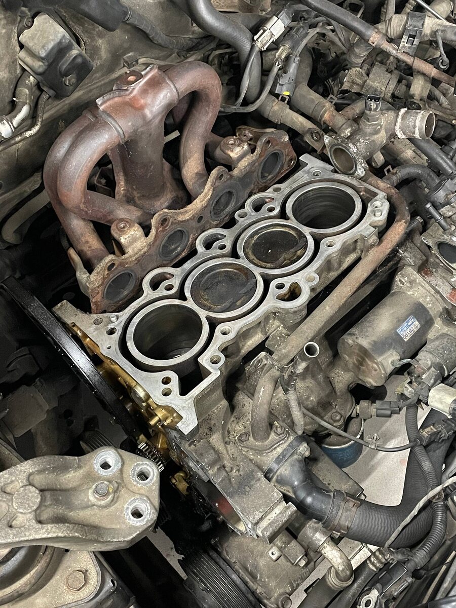 Разборка двигателя Hyundai Elantra 2010 1.6 G4FC