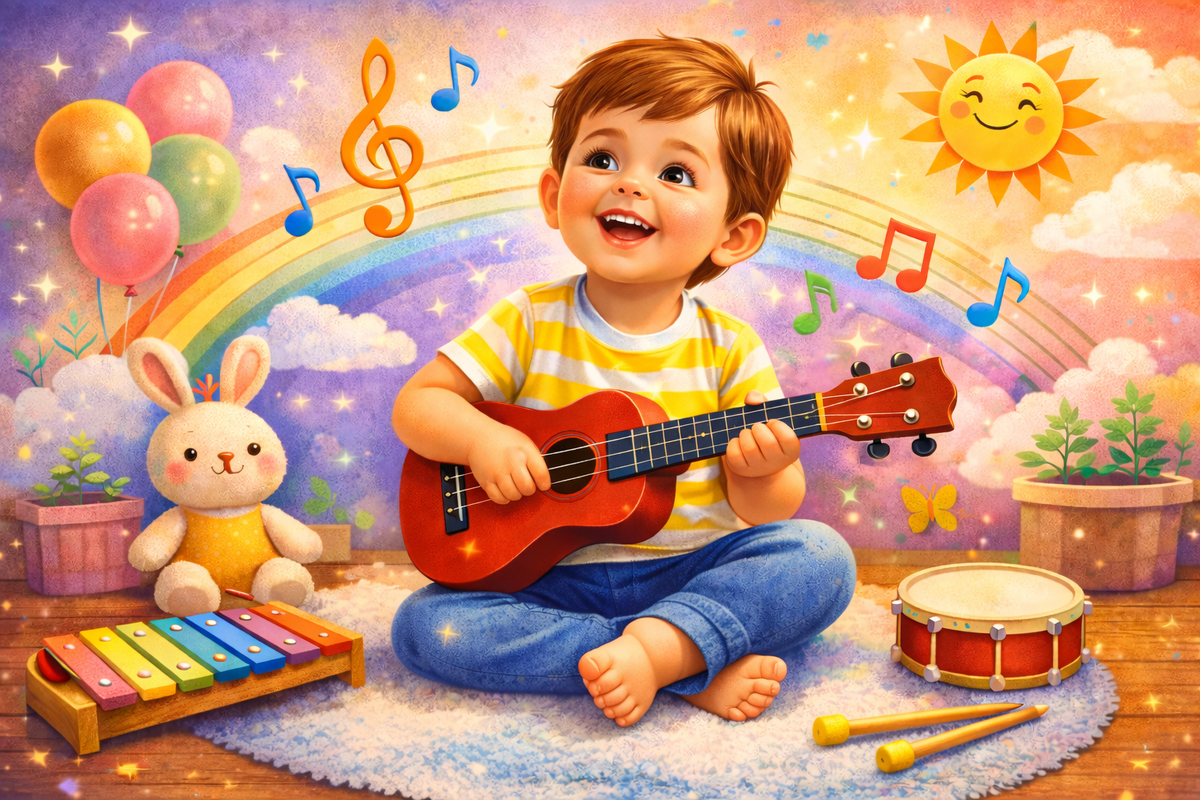 Развиваем музкальность ребенка 2-3 лет. Как развить чувство ритма  у малыша