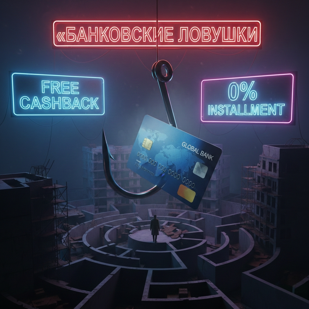 Банковские бонусы и кэшбэки — это лишь красивая наживка. Не дайте им зацепить вас на новый кредитный крючок!