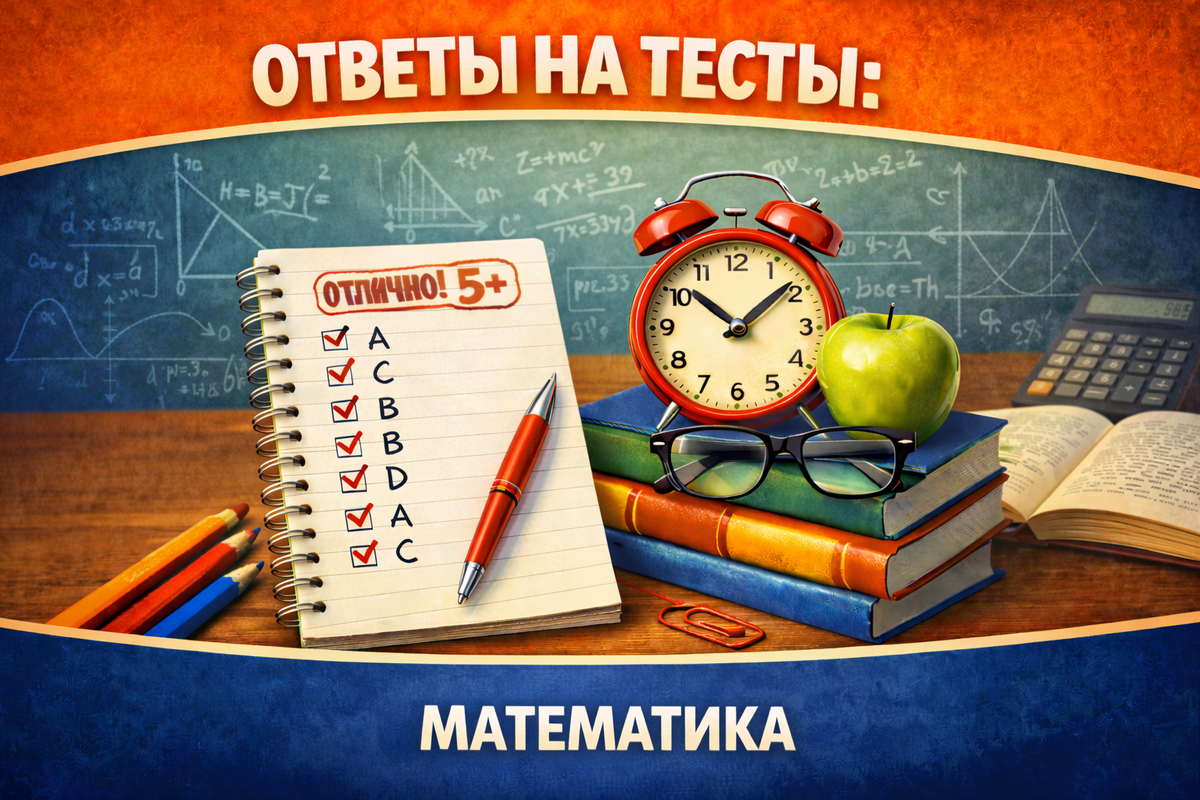 Математика: вопросы и правильные ответы для вступительного теста - Синергия
