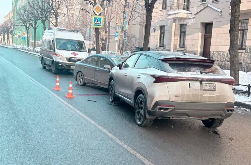 В Петроградском районе иномарка насмерть сбила пожилую женщину
