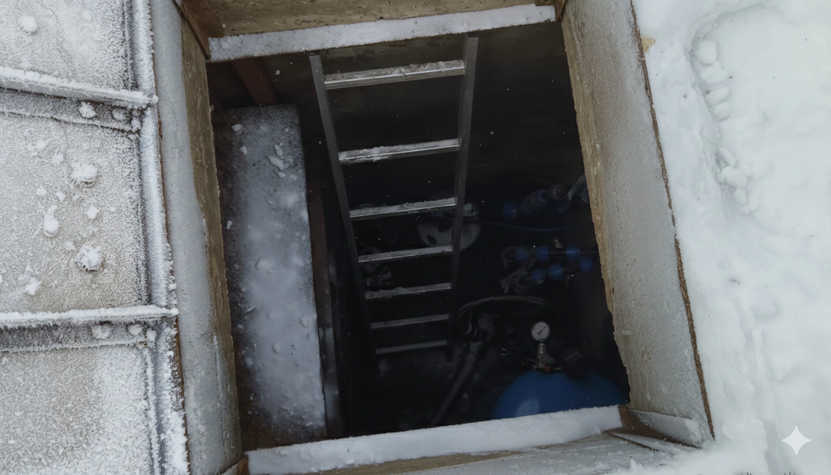 Кессон вид сверху