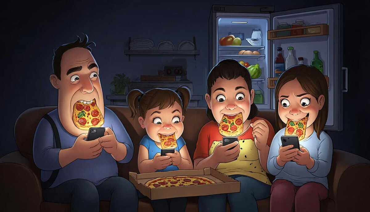 Дневная диета = ночной дожор :)