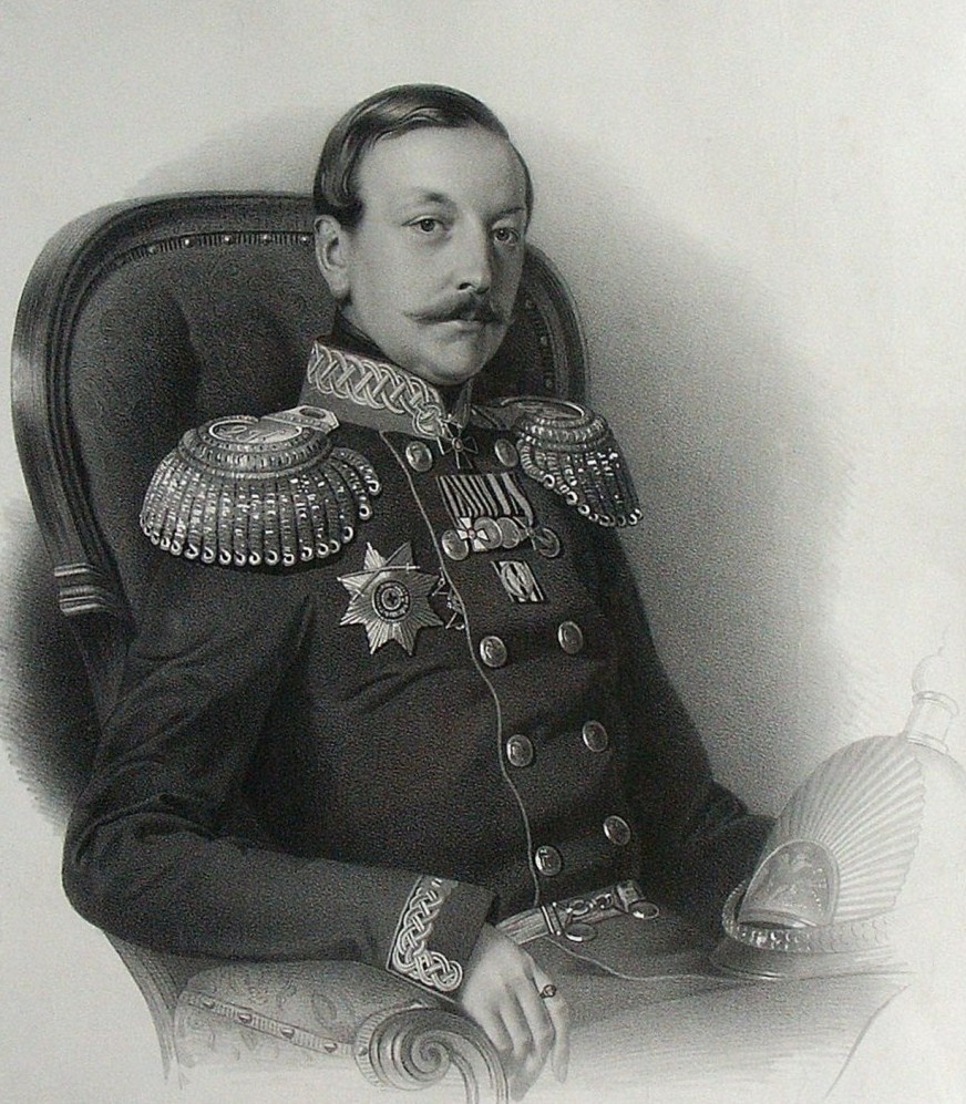 🔳 Портрет Дмитрия Васильевича Путяты. Литограф Пашенный Ф. И. с портрета Сорокина 2-го. Конец 1840-х гг. Санкт-Петербург, бумага, литография.