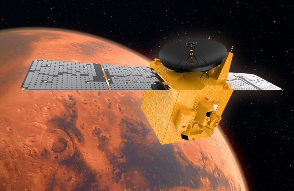 "Аль-Амаль" на околомарсианской орбите (UAE Space Agency)