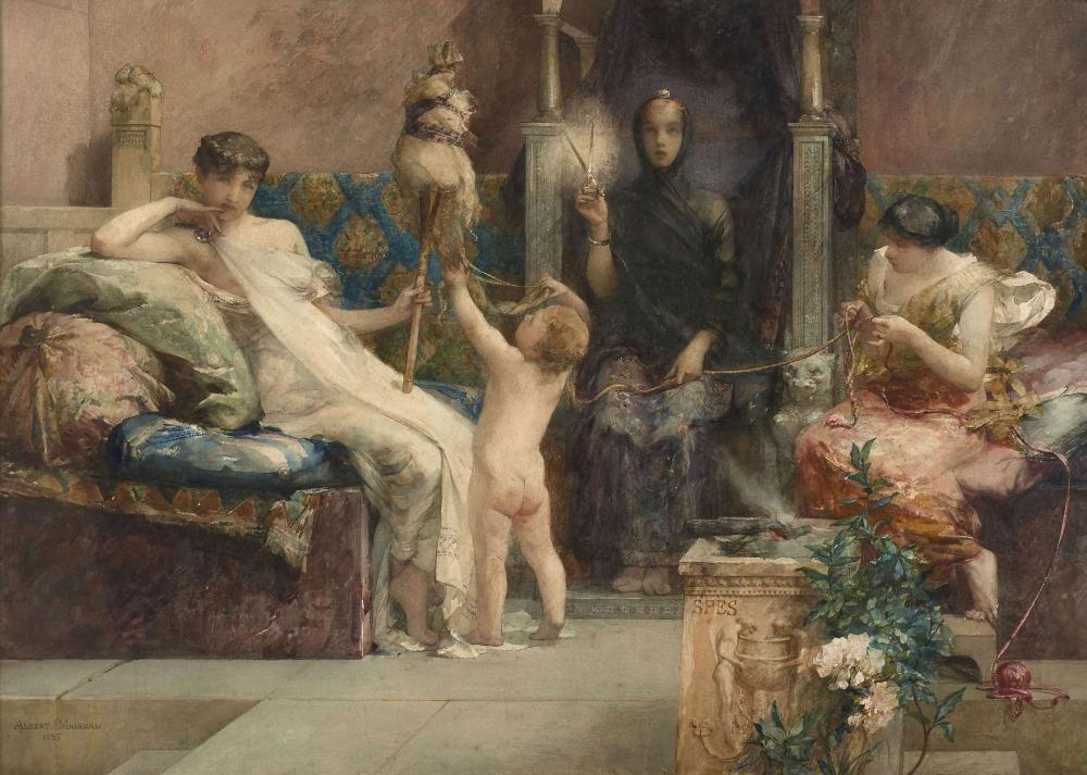 Альберт Меньян. Мойры, 19 в. Частная коллекция