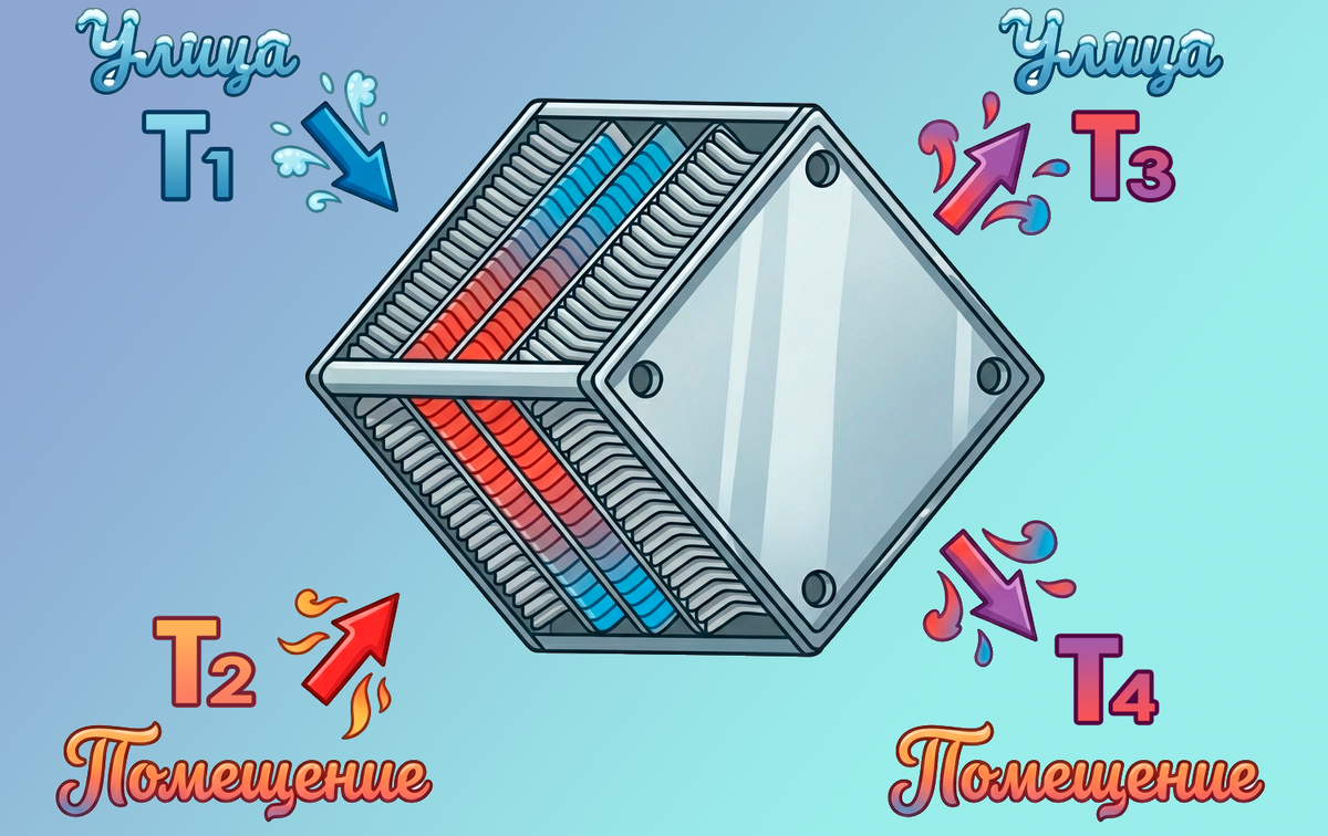 Расчет рекуператора