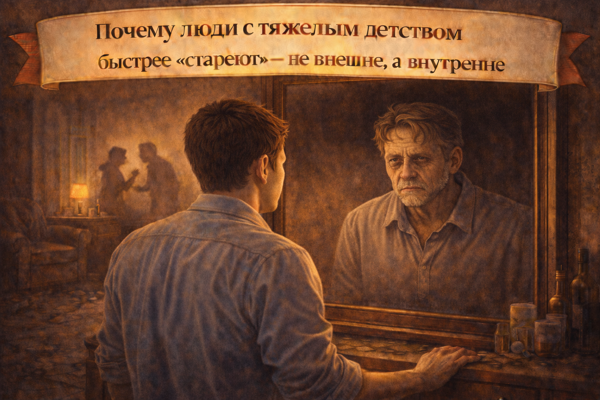 люди с тяжелым детством быстрее «стареют»