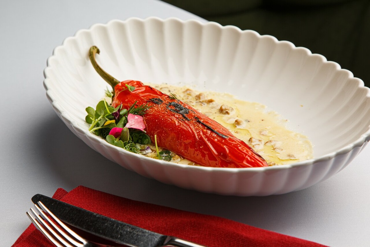 Источник: соц.сети ERWIN.Река. Перец рамиро с рисом и грибами